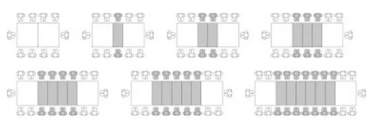 Luxus Esstisch Braun / Schwarz 200-494 x 110 x H. 77 cm - Ausziehbarer Massivholz Konferenztisch - Esszimmer Möbel - Büro Möbel - Massivholz Möbel - Luxus Möbel