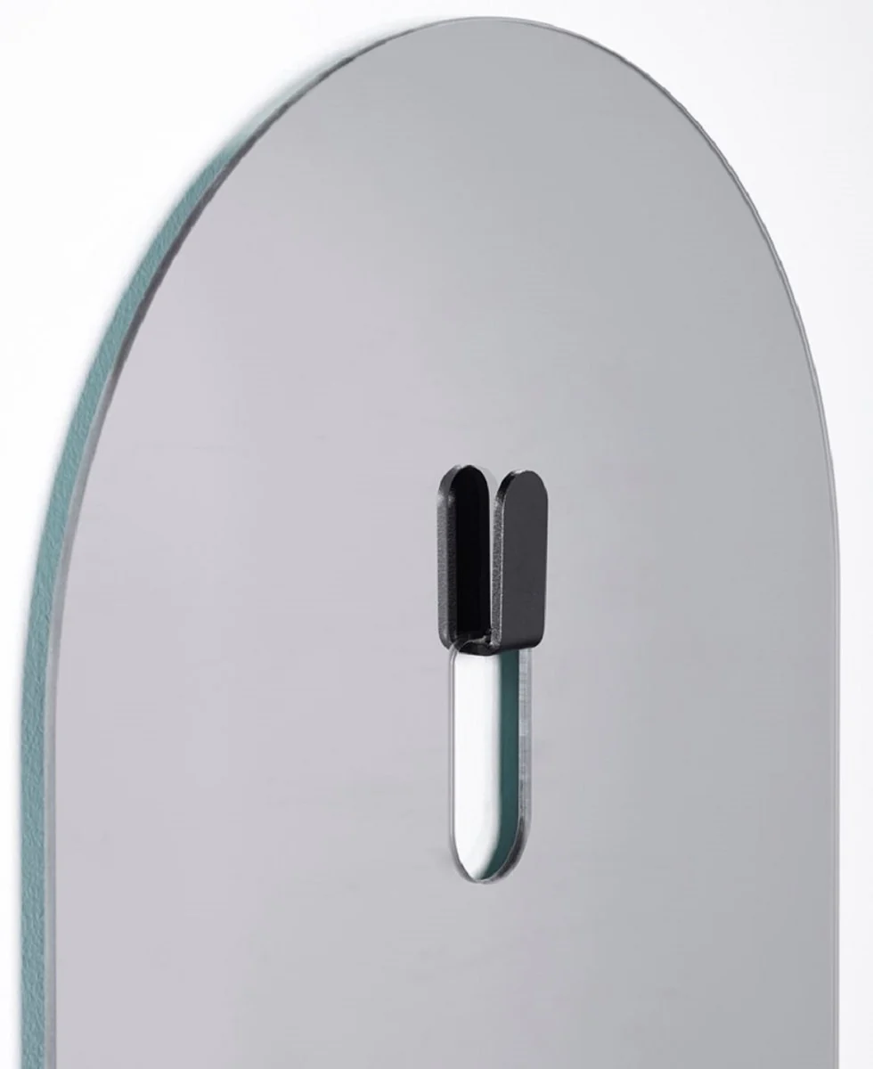 Designer Wandspiegel Grau 35 x H. 160 cm - Luxus Deko Accessoires