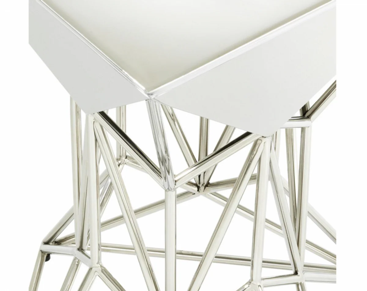 Luxus Art Deco Designer Beistelltisch 36 x 36 x H. 60 cm - Luxus Designer Tisch