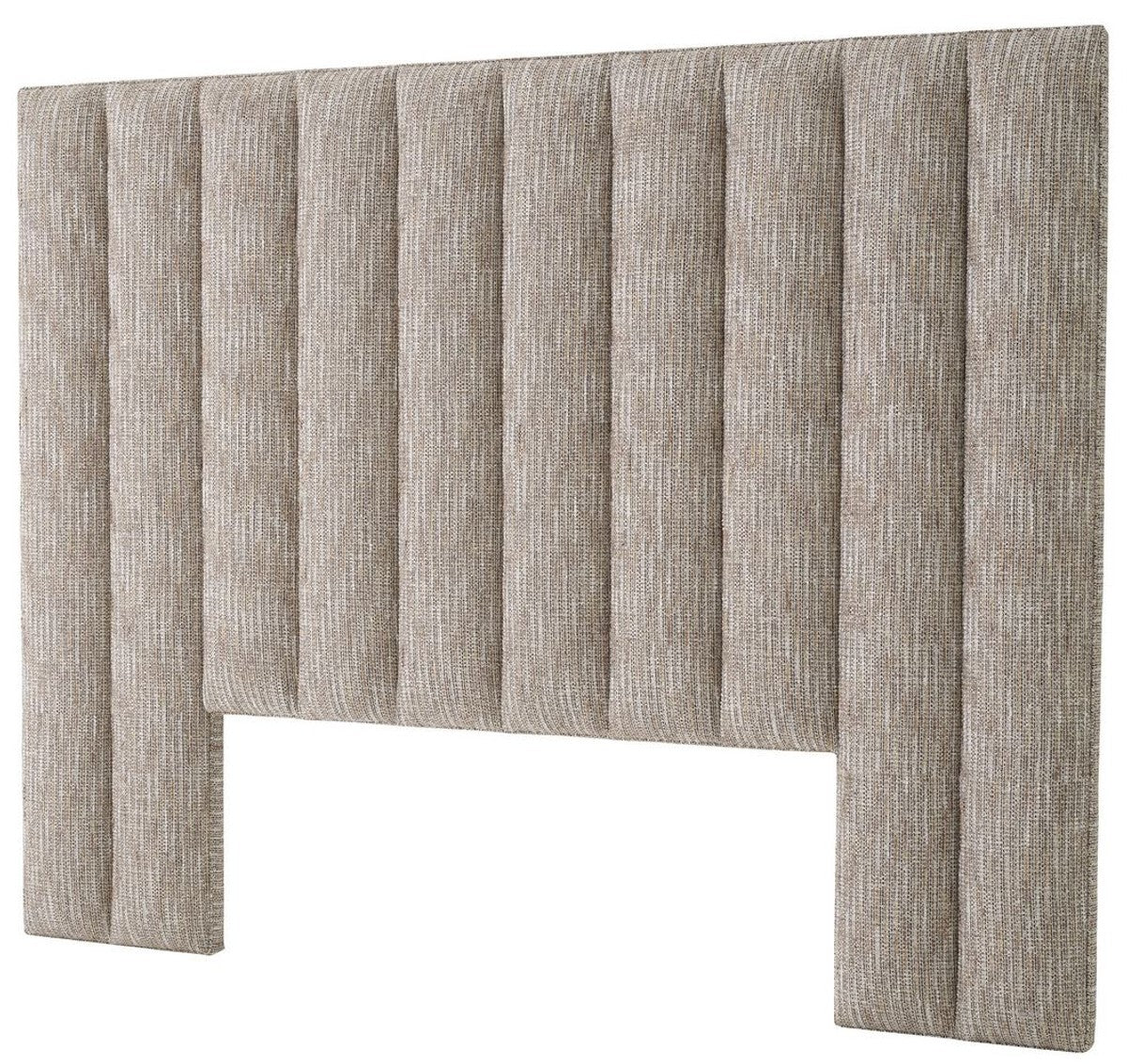 Luxus Bett-Kopfteil Beige 232 x 14 x H. 178,5 cm - Schlafzimmer Möbel - Hotel Möbel - Luxus Qualität