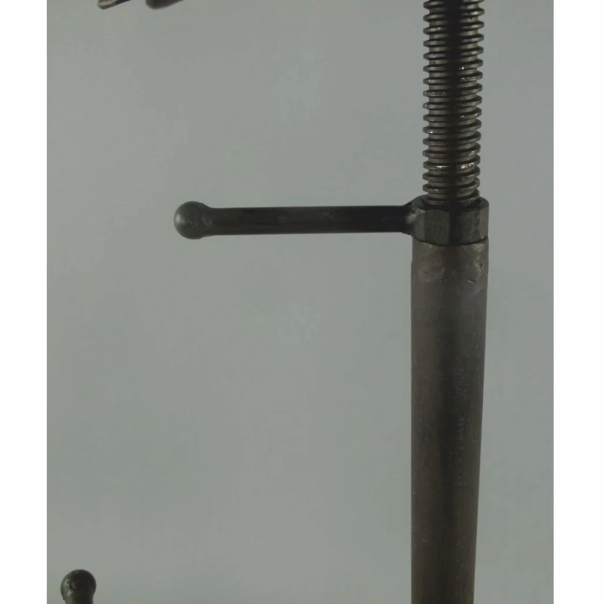 Industrie Stil Gusseisen Barhocker Rustikal Braun H. 75 cm