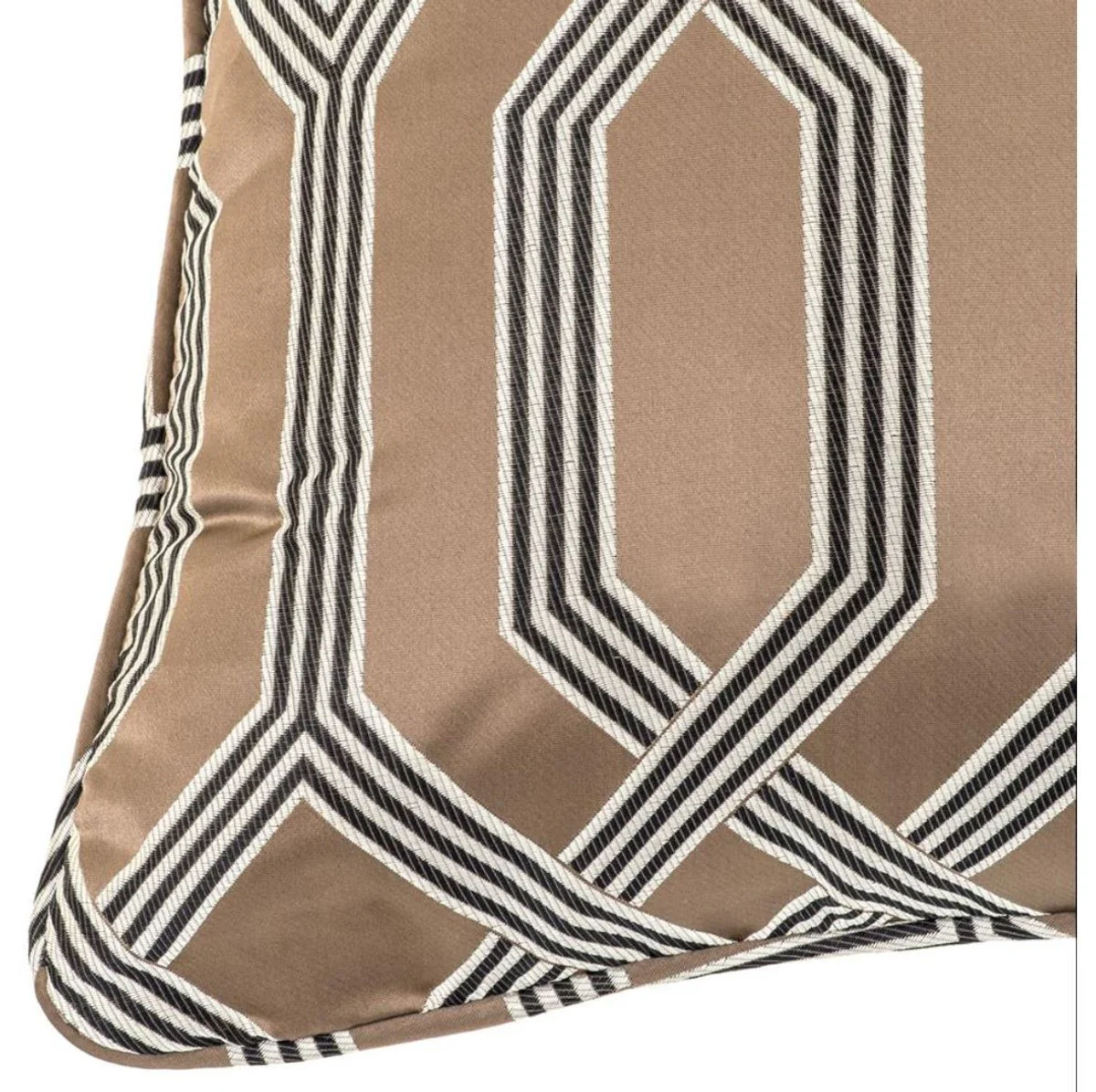 Designer Kissen Braun 60 x 60 cm - Luxus Wohnzimmer Accessoires