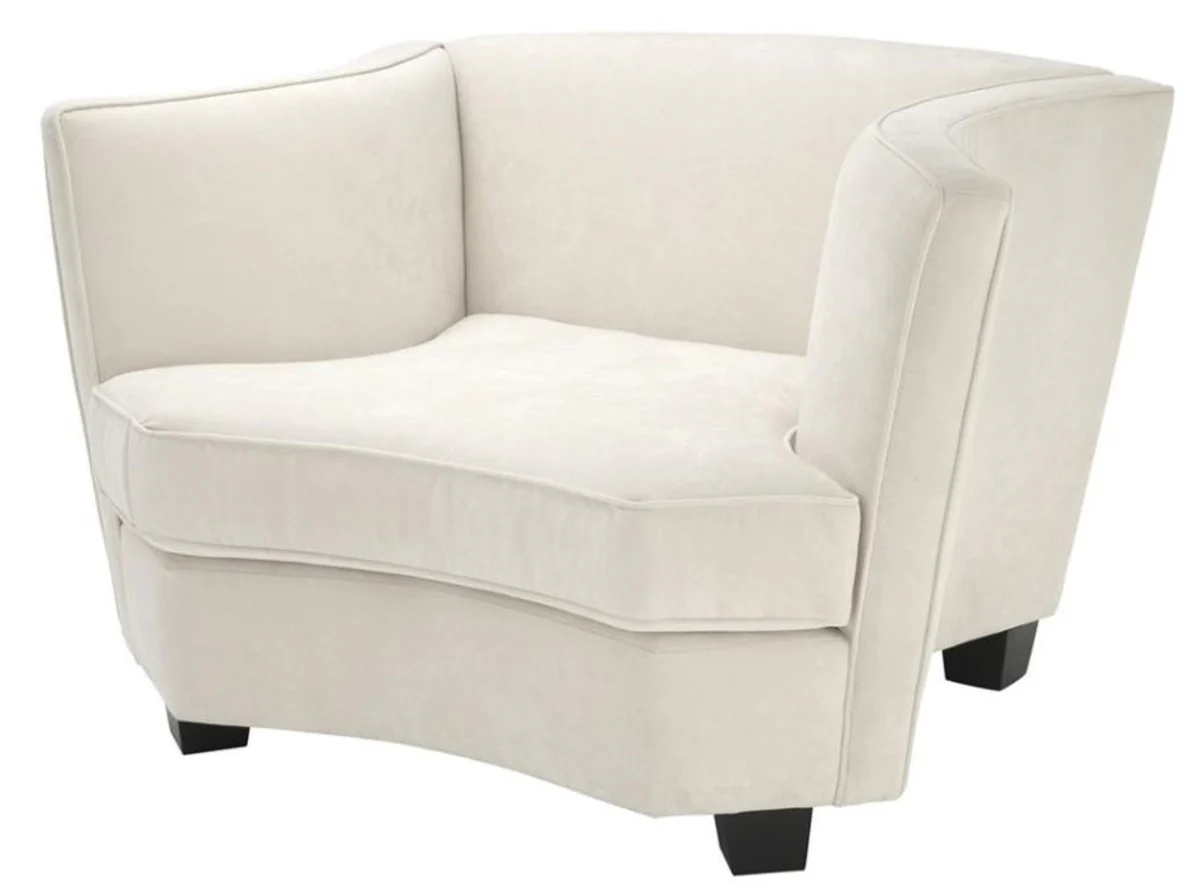 Luxus Sessel Naturfarbig 118,5 x 97 x H. 74 cm - Hotel Kollektion