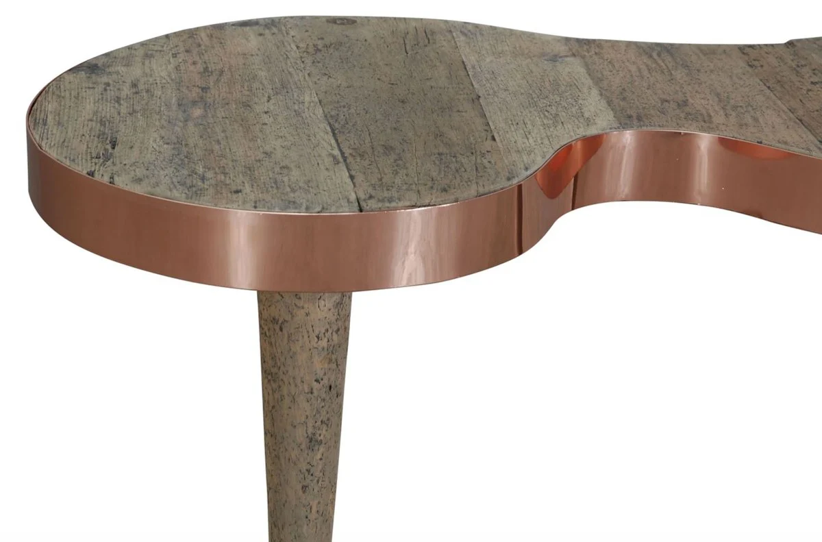 Luxus Couchtisch 82 x 42 x H. 41 cm - Designer Wohnzimmermöbel