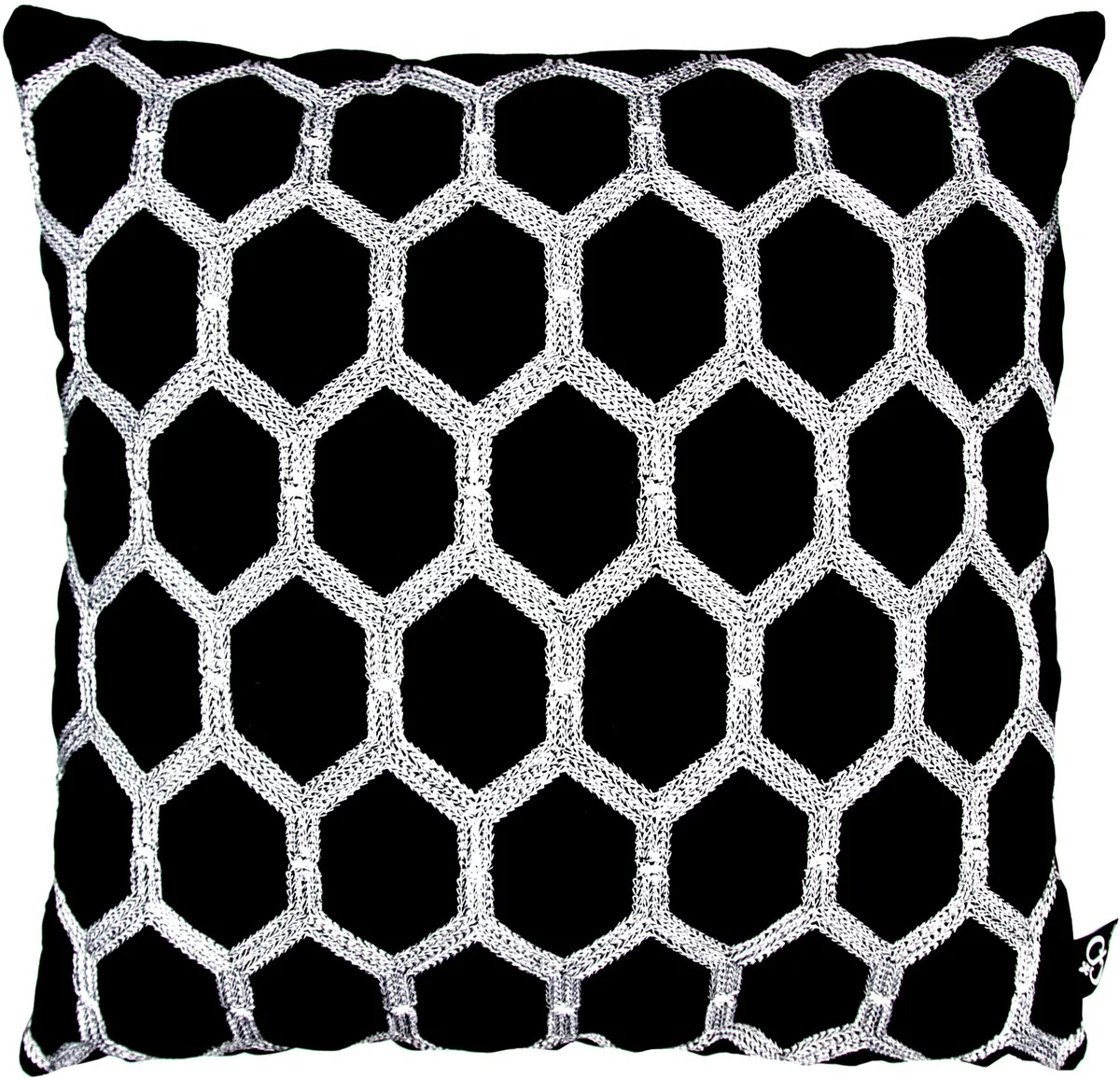 Luxus Hotel Kissen Schwarz 50 x H. 50 cm - Hotel Kollektion