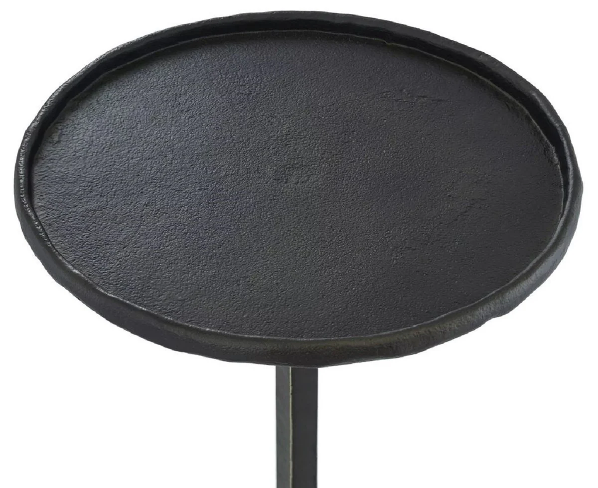 Luxus Beistelltisch Bronzefarben Ø 36,5 x H. 72,5 cm - Runder Dreibein Tisch - Wohnzimmer Möbel - Luxus Möbel