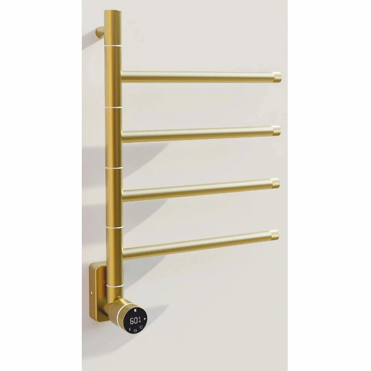 Elektrischer Luxus Handtuchwärmer Gold 41 x H. 58 cm - Badezimmer Zubehör