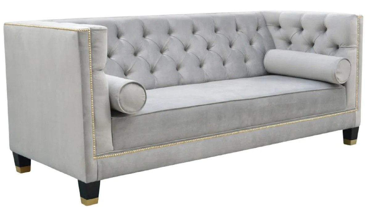 Luxus Chesterfield Wohnzimmer Sofa 200 x 84 x H. 83 cm - Verschiedene Farben - Luxus Möbel