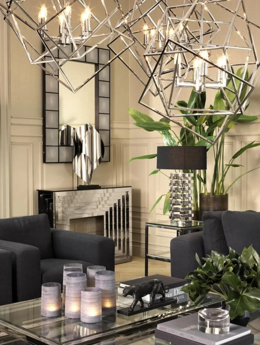 Luxus Sessel Schwarz 94 x 100 x H. 76 cm - Hotel Sessel Möbel