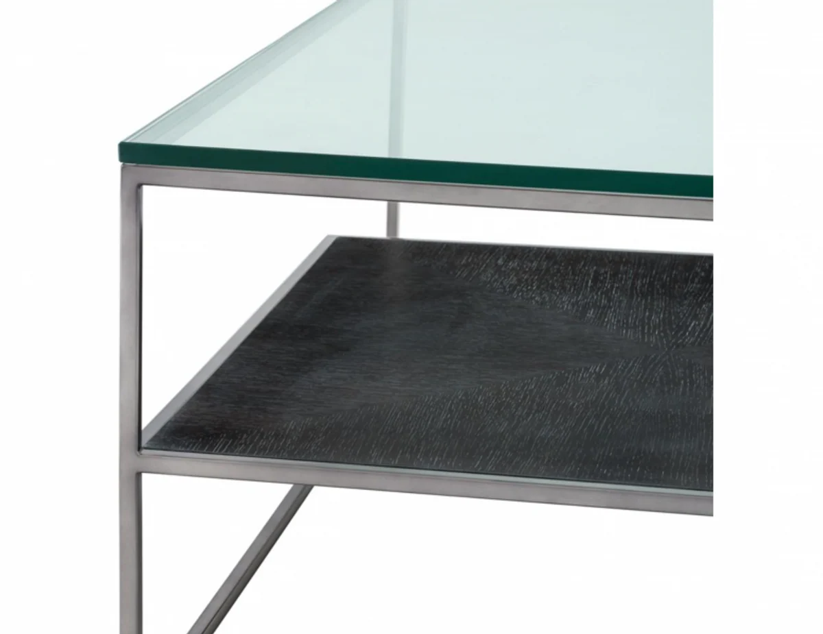 Luxus Art Deco Designer Couchtisch 90 x 90 x H. 38 cm - Wohnzimmer Salon Tisch - Luxus Möbel