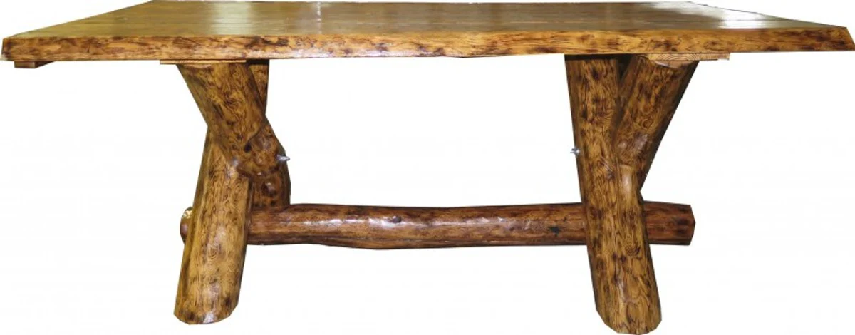 Massivholz Esstisch Eiche ca 200 x 105 cm - Gasthaus Tisch Speisetisch Ritter Tisch - Restaurant Möbel - schwere Ausführung