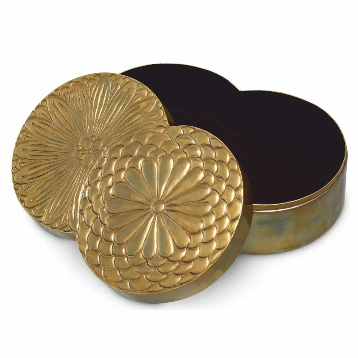 Luxus Aufbewahrungsbox Antik Messing 28 cm - Luxus Accessoires