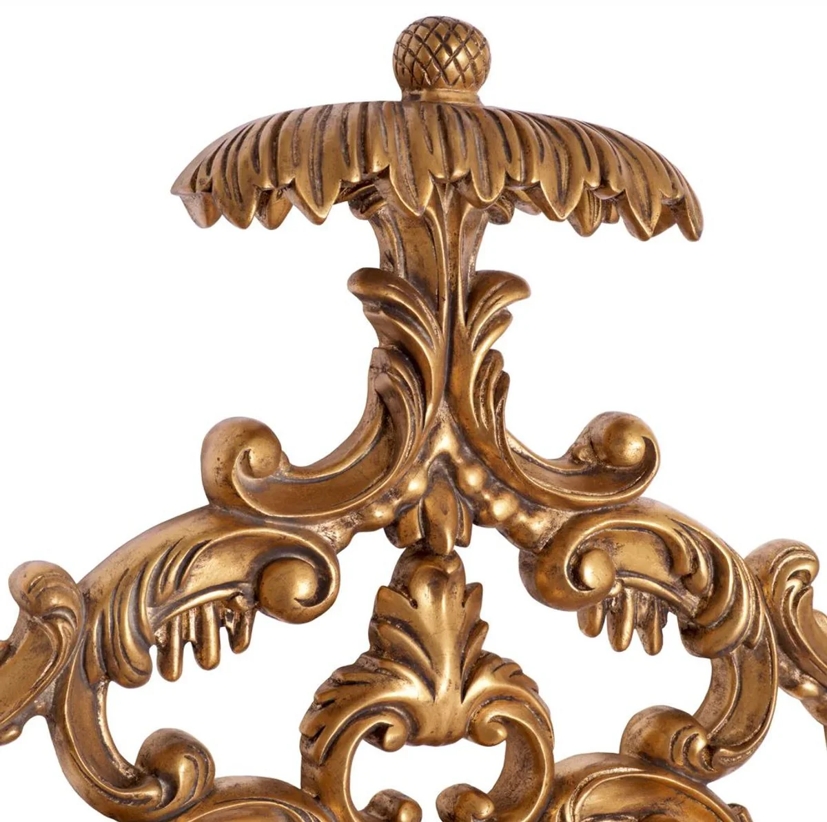 Luxus Barock Spiegel Antik Gold - Prunkvoller Barockstil Wandspiegel mit antikem Spiegelglas - Luxus Möbel im Barockstil - Prunkvolle Barock Möbel - Edel & Prunkvoll