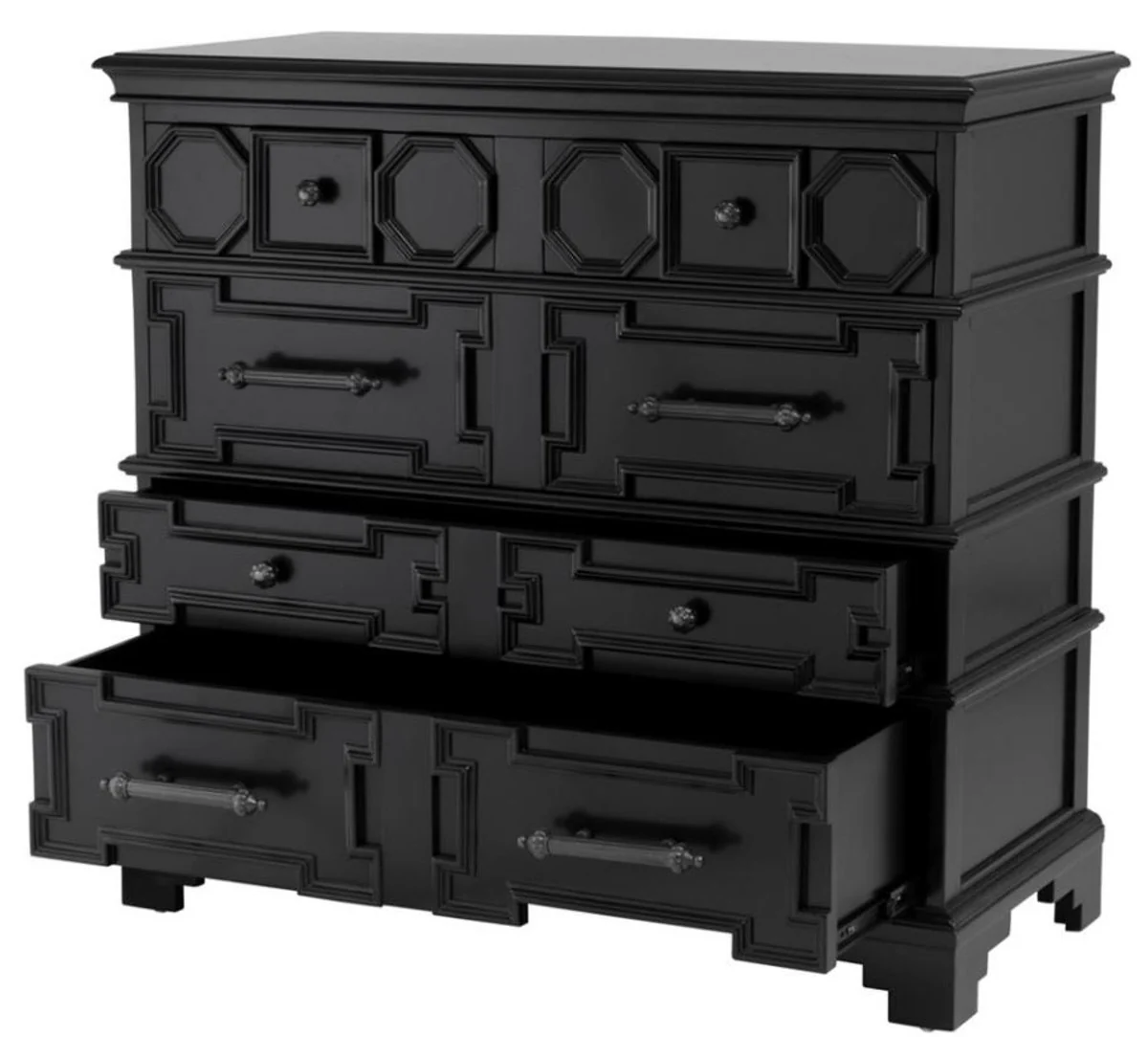 Designer Mahagoni Kommode 107 x 51 x H. 101 cm - Luxus Qualität