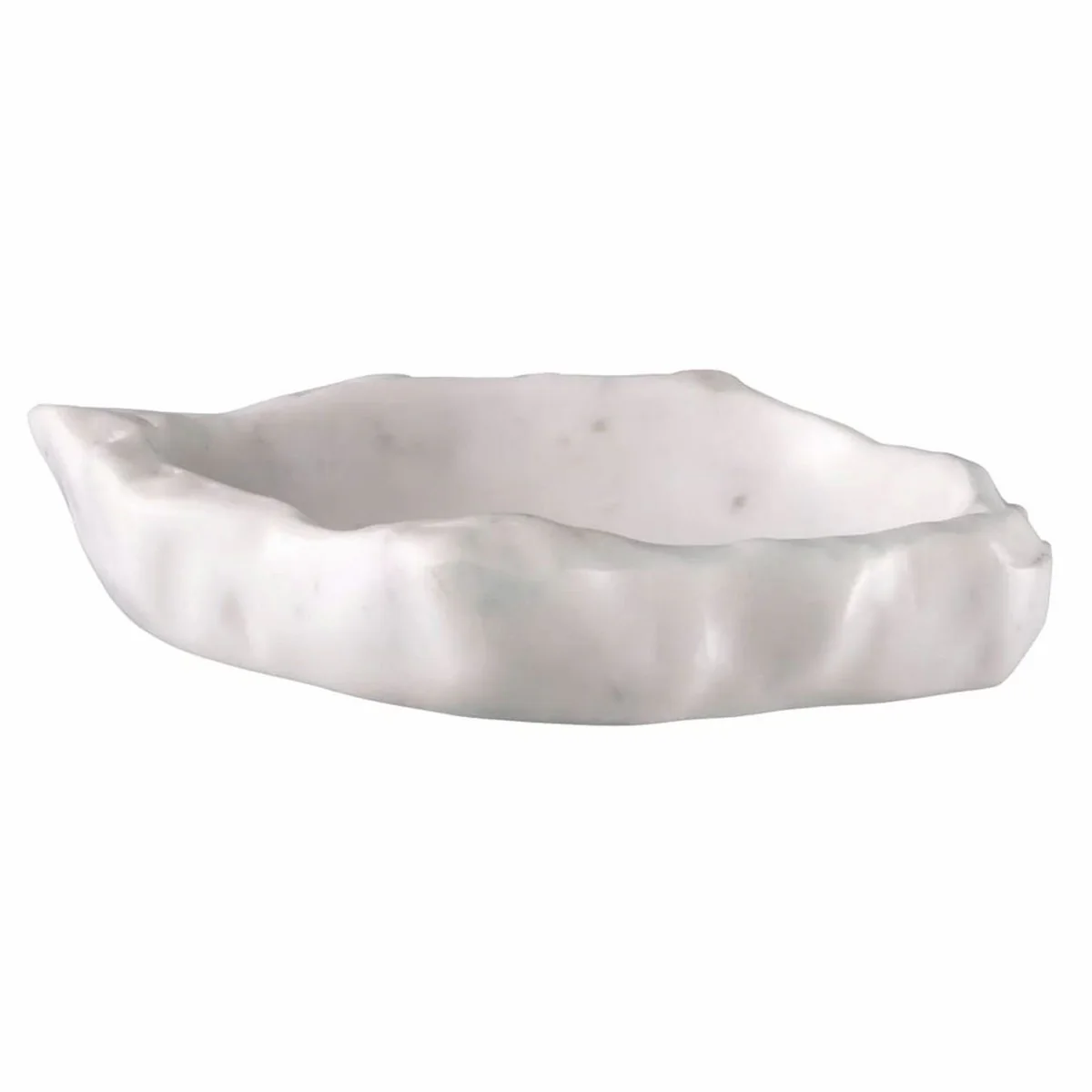 Luxus Deko Marmor Schale Weiß 25 cm - Luxus Accessoires