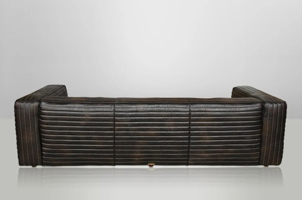 Luxus Echt Leder Sofa VLAB Leder New Fudge - 3 Sitzer - Luxus Hotel Club Möbel