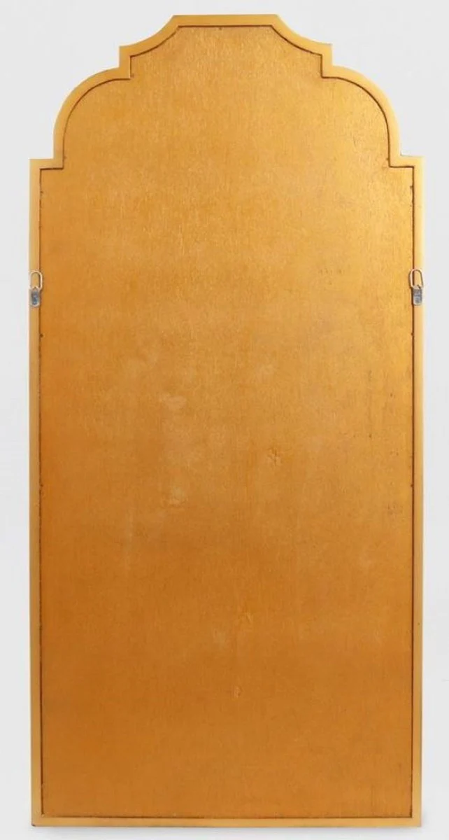 Barock Wandspiegel Gold 70 x 3 x H. 145 cm - Eleganter Barock Spiegel mit antikem Spiegelglas - Barock Möbel