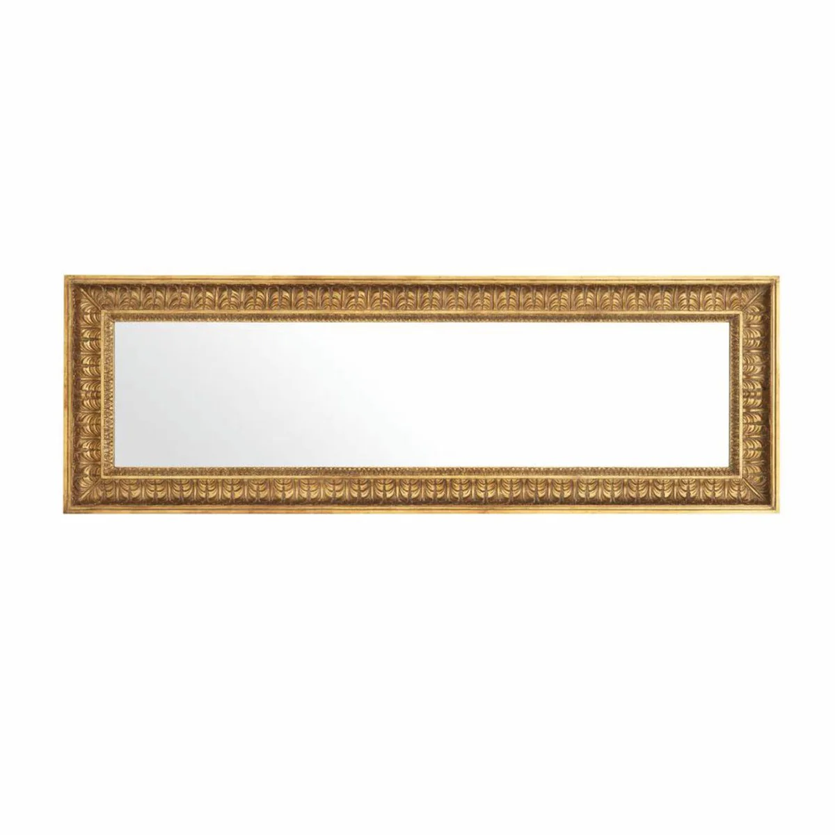 Luxus Barock Mahagoni Spiegel Antik Gold H. 176 cm - Barock Interior