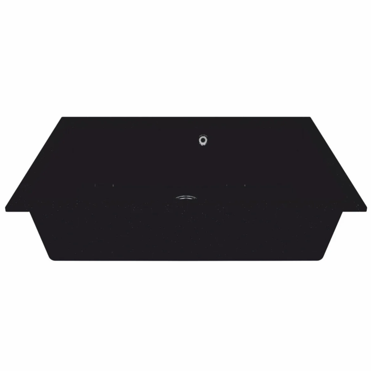 Luxus Naturstein Spülbecken Schwarz 76 cm - Küchen Zubehör