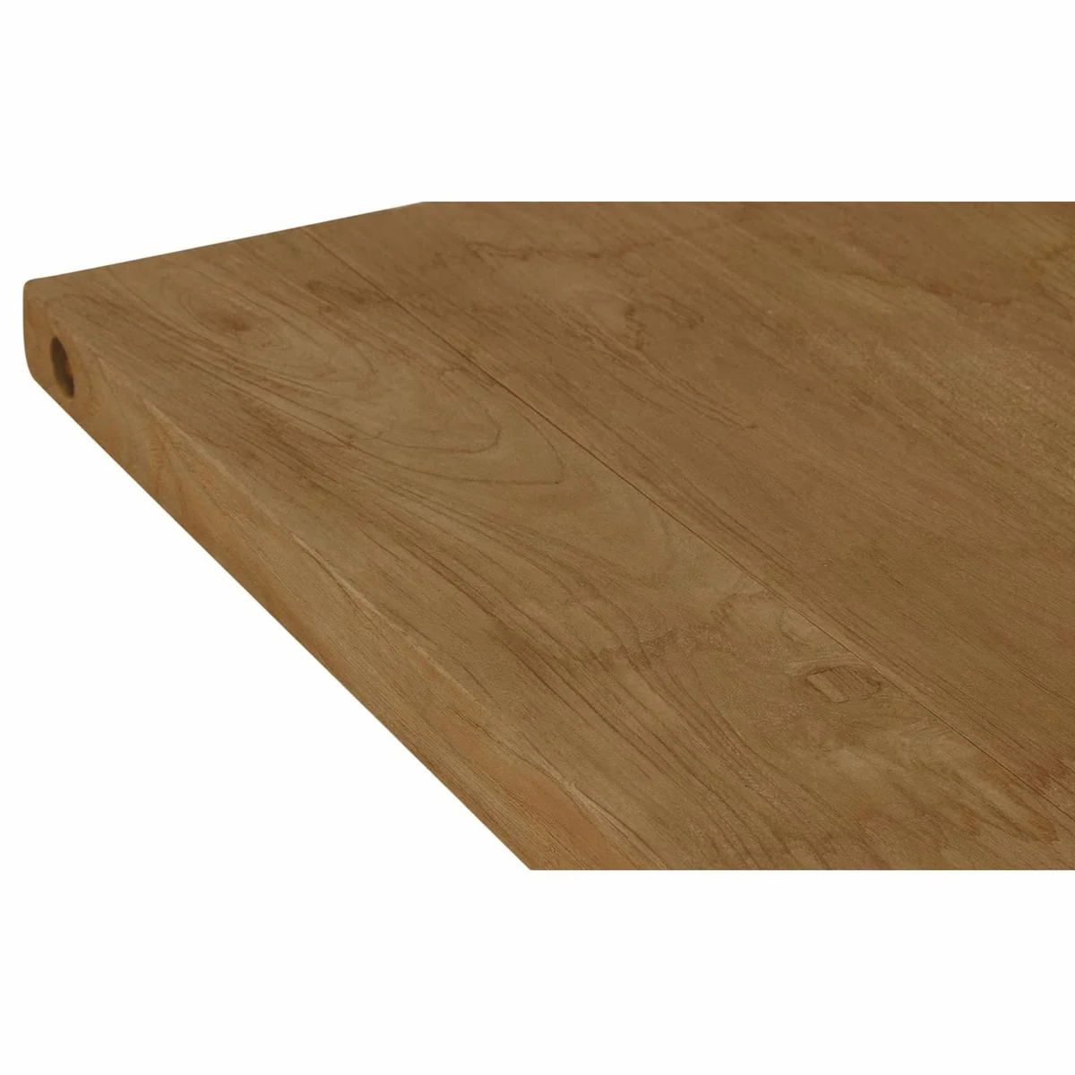 Luxus Massivholz Esstisch Braun / Schwarz 70 x H. 77 cm - Esszimmer Möbel