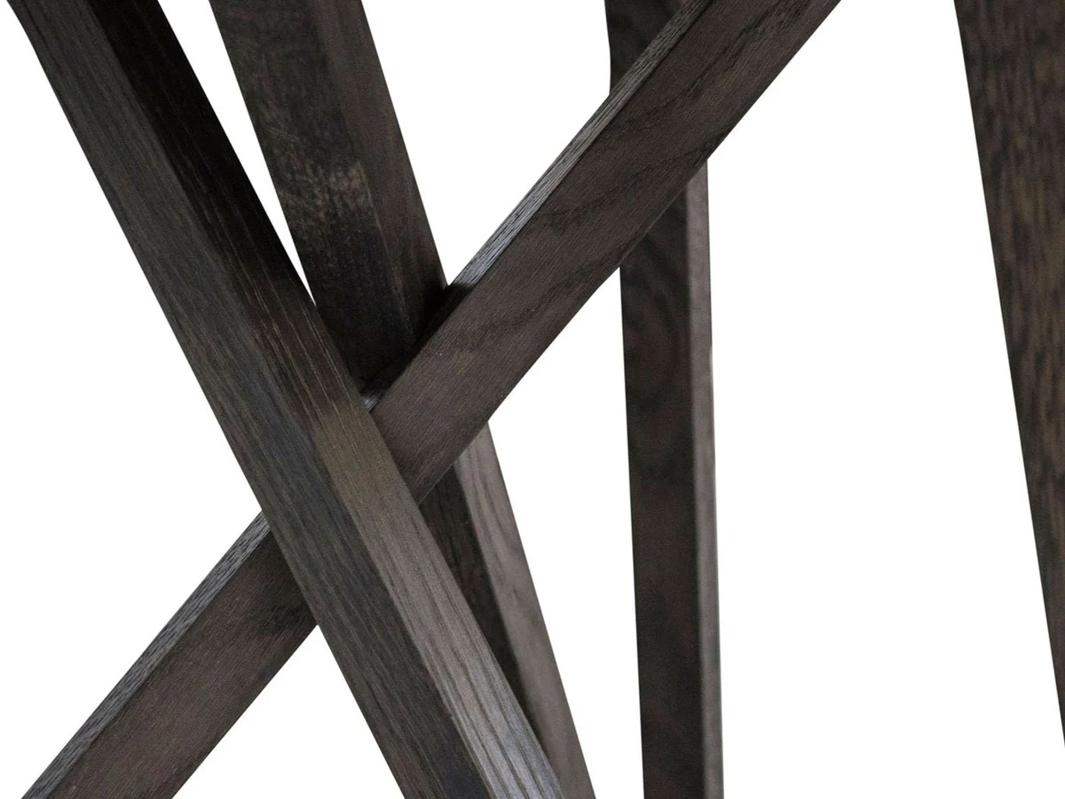 Luxus Esstisch mit mineralbeschichteter Tischplatte 90 x H. 76 cm - Designer Esszimmermöbel