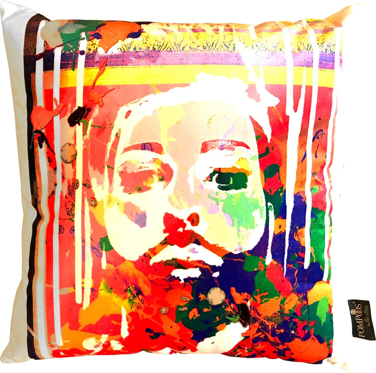 Harald Glööckler Designer Deko Kissen Pompöös by Colorful Face - Art Collection -
