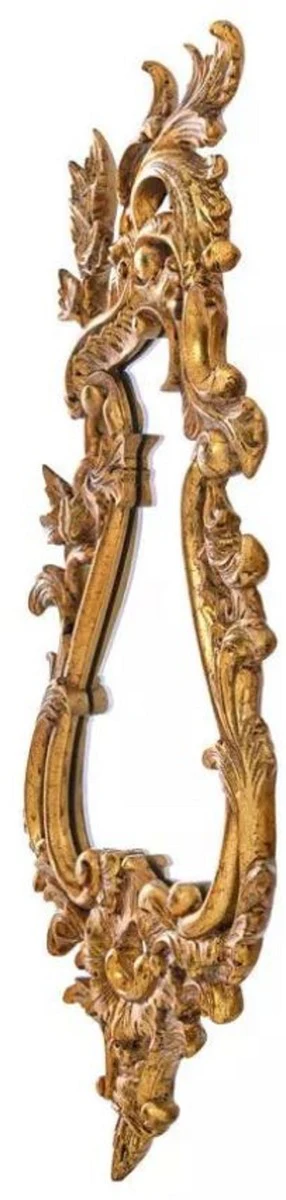 Luxus Barock Spiegel Antik Gold - Handgefertigter Massivholz Wandspiegel im Barockstil - Luxus Möbel im Barockstil - Barock Möbel - Edel & Prunkvoll