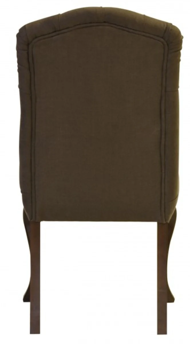 Designer Esszimmer Stuhl ModEF 197 Braun / Braun - Hotel Möbiliar - Buchen Holz - Europäische Herstellung