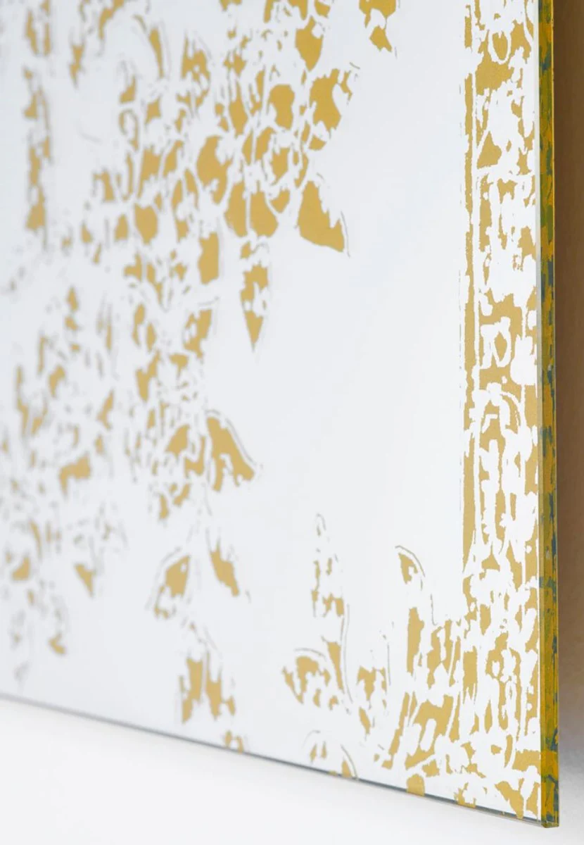 Art Deco Vintage Wandspiegel Bronze 101 x H. 142 cm - Antik Stil Möbel