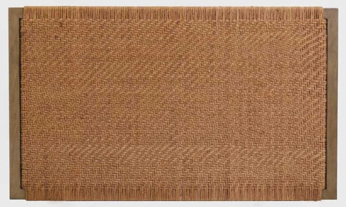 Luxus Couchtisch Braun 120 x 70 x H. 36 cm - Rechteckiger Massivholz Wohnzimmertisch - Luxus Wohnzimmer Möbel