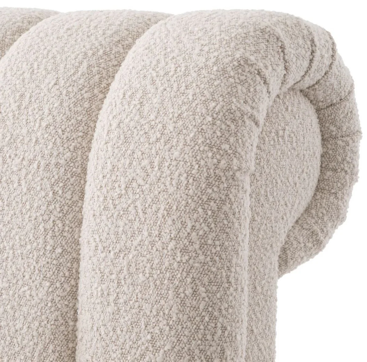 Luxus Doppelbett Creme 210 x 266 x H. 155 cm - Massivholz Bett mit Kopfteil - Schlafzimmer Möbel - Hotel Möbel - Luxus Möbel - Luxus Einrichtung