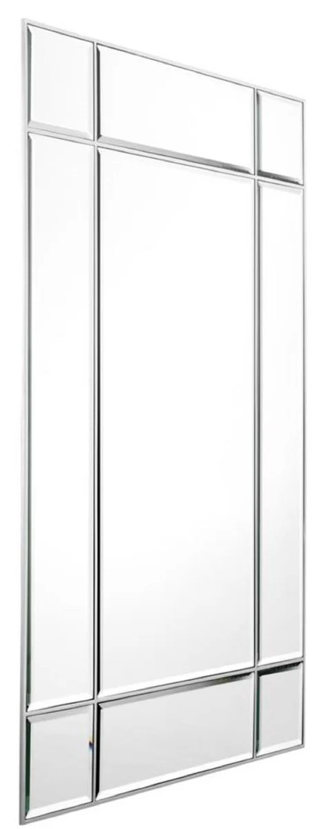 Luxus Wohnzimmer Spiegel / Wandspiegel Silber 90 x 3 x H. 140 cm - Luxus Möbel