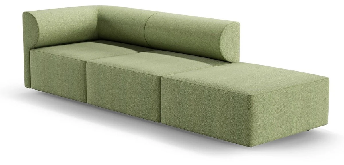 Luxus Sofa Linke Seite Grün 270 cm - Modulares Wohnzimmer Sofa - Luxus Wohnzimmer Möbel