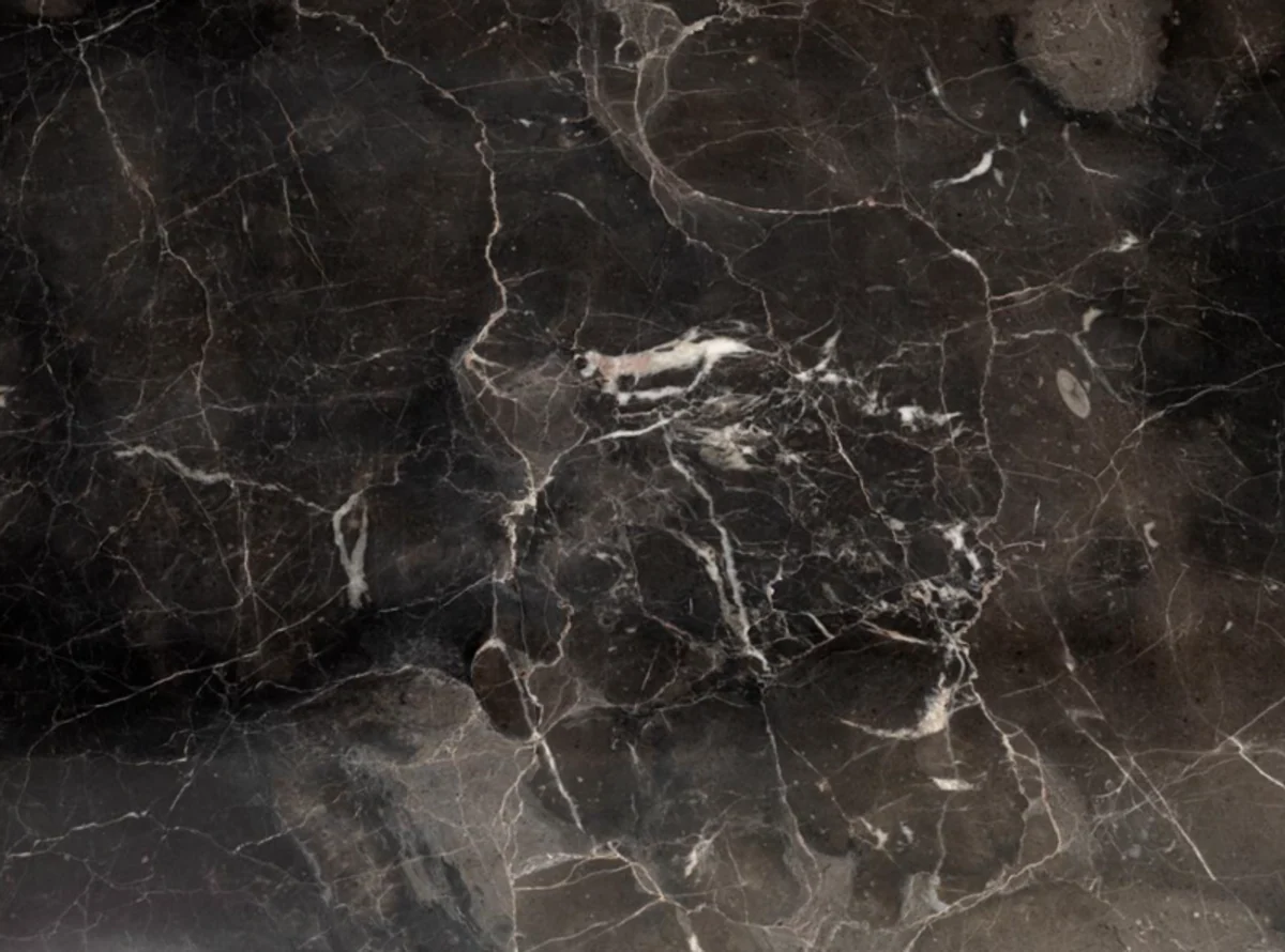 Luxus Art Deco Designer Couchtisch Nickel mit Marmorplatte - Wohnzimmer Salon Tisch - Hotel Möbel