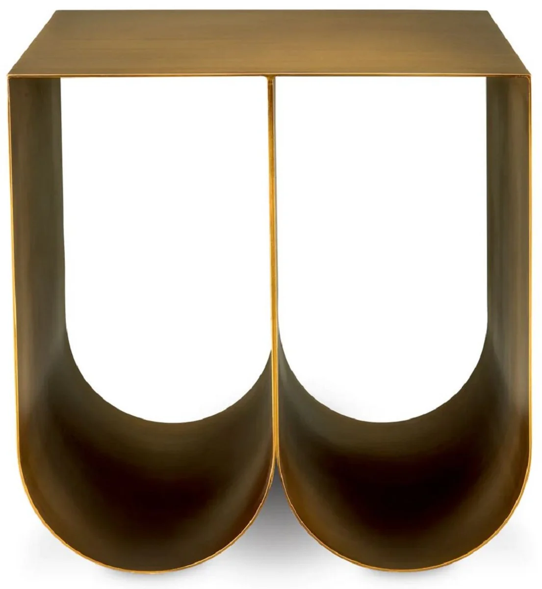 Luxus Metall Beistelltisch Messing 50 cm