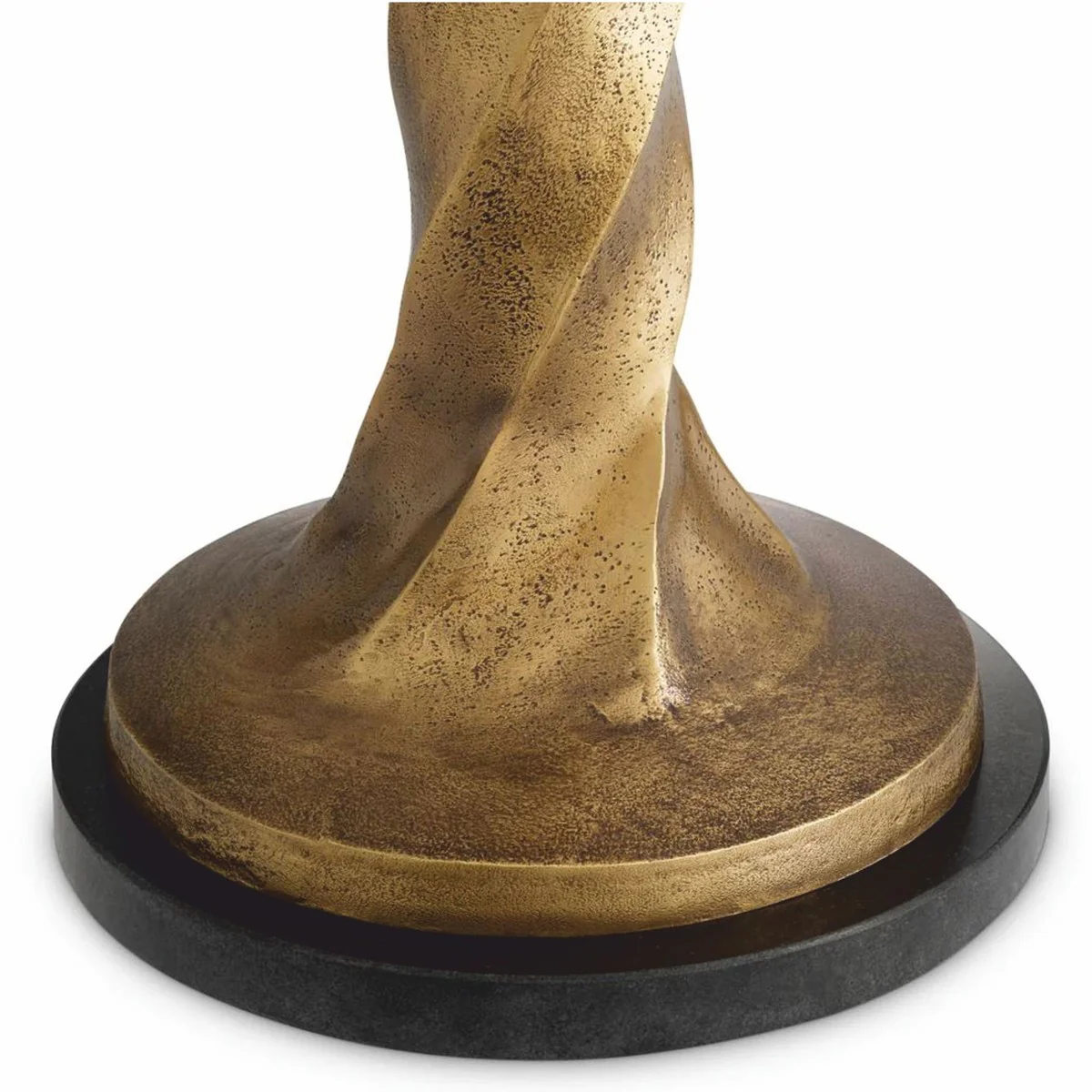 Luxus Stehleuchte Vintage Messing / Schwarz H. 164 cm - Luxus Leuchten