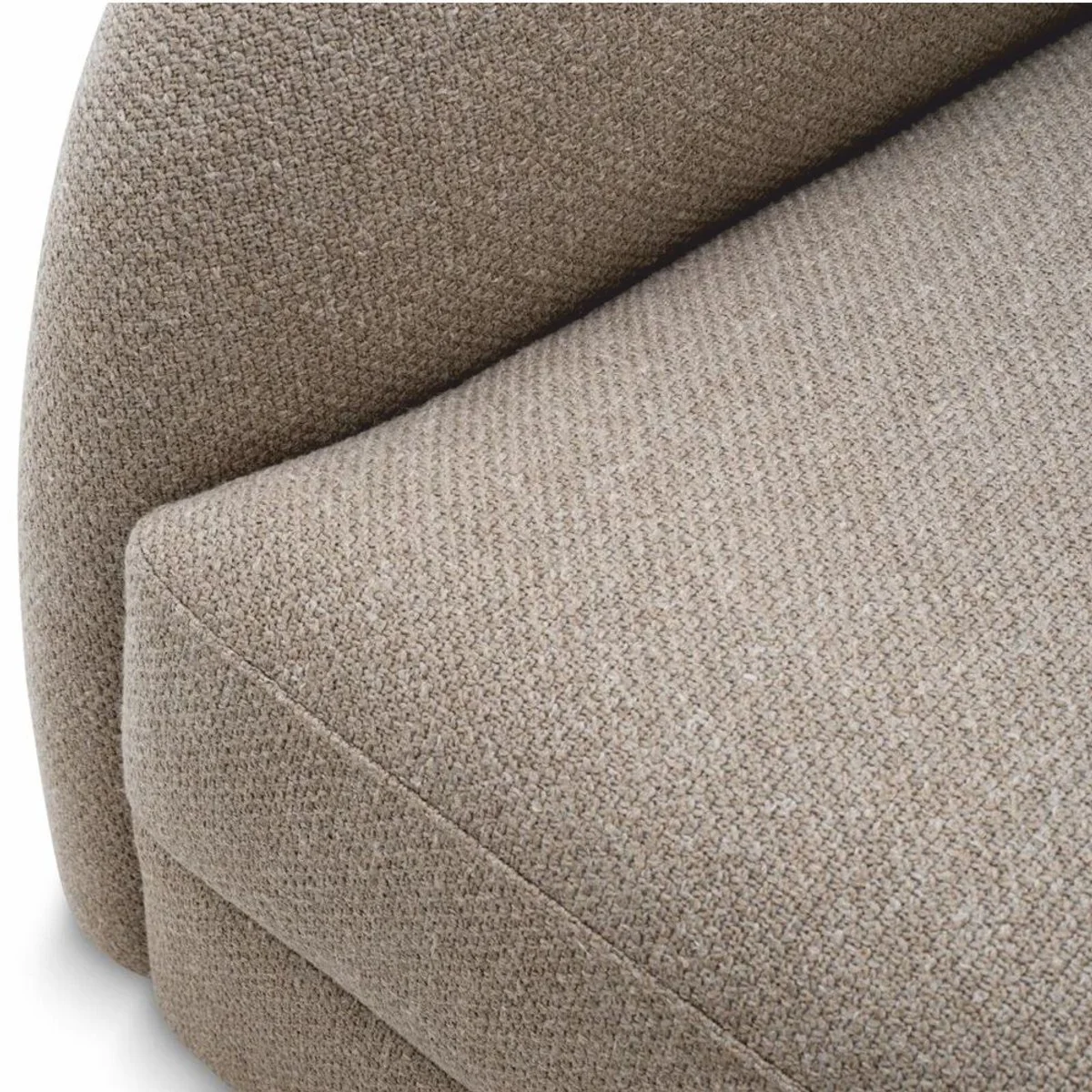 Luxus Sofa Greige / Schwarz 230 cm - Wohnzimmer & Hotel Möbel