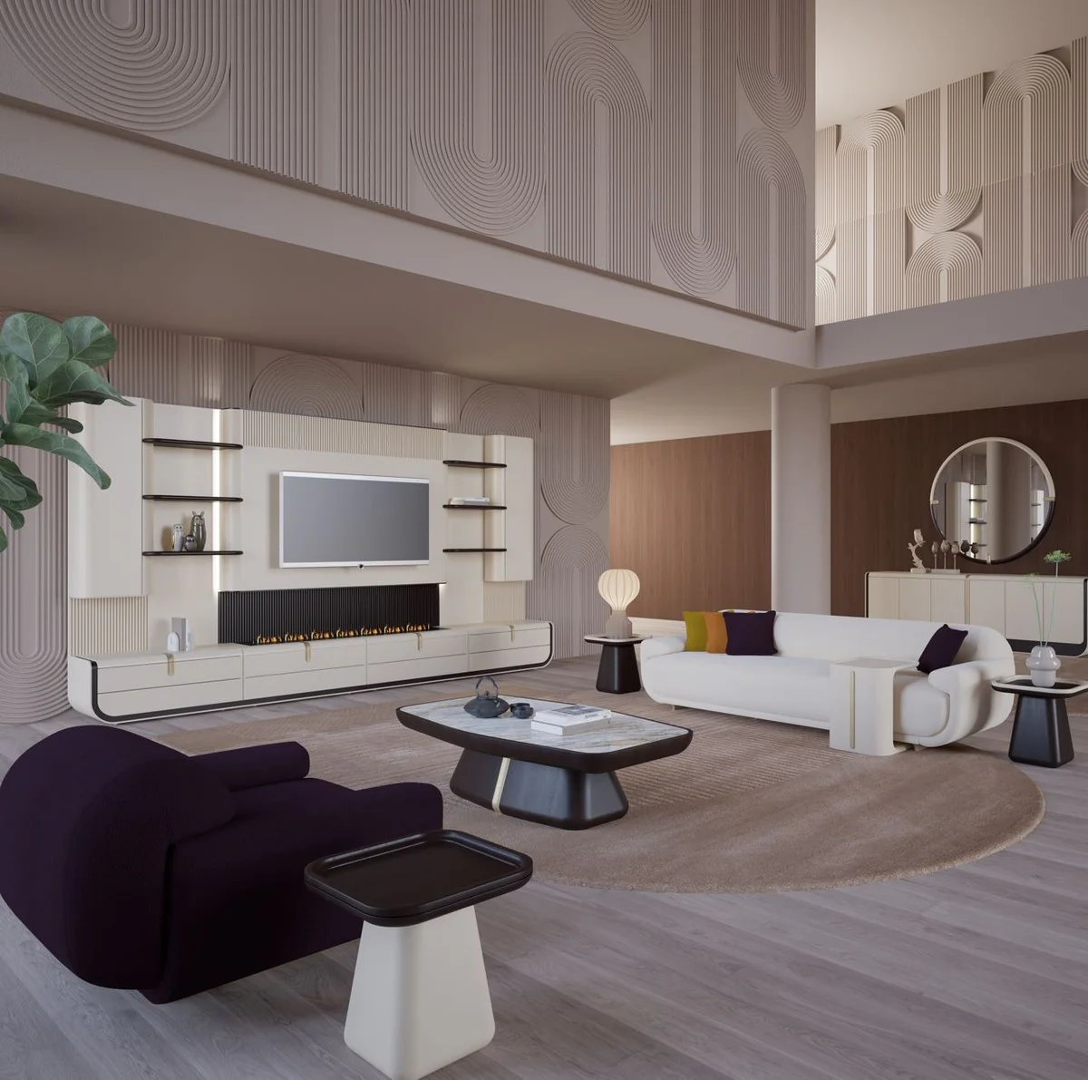 Luxus Sofa Creme / Beige 250 x 105 x H. 70 cm - Wohnzimmer Sofa - Hotel Sofa - Wohnzimmer Möbel - Hotel Möbel - Luxus Möbel - Luxus Einrichtung - Wohnzimmer Einrichtung