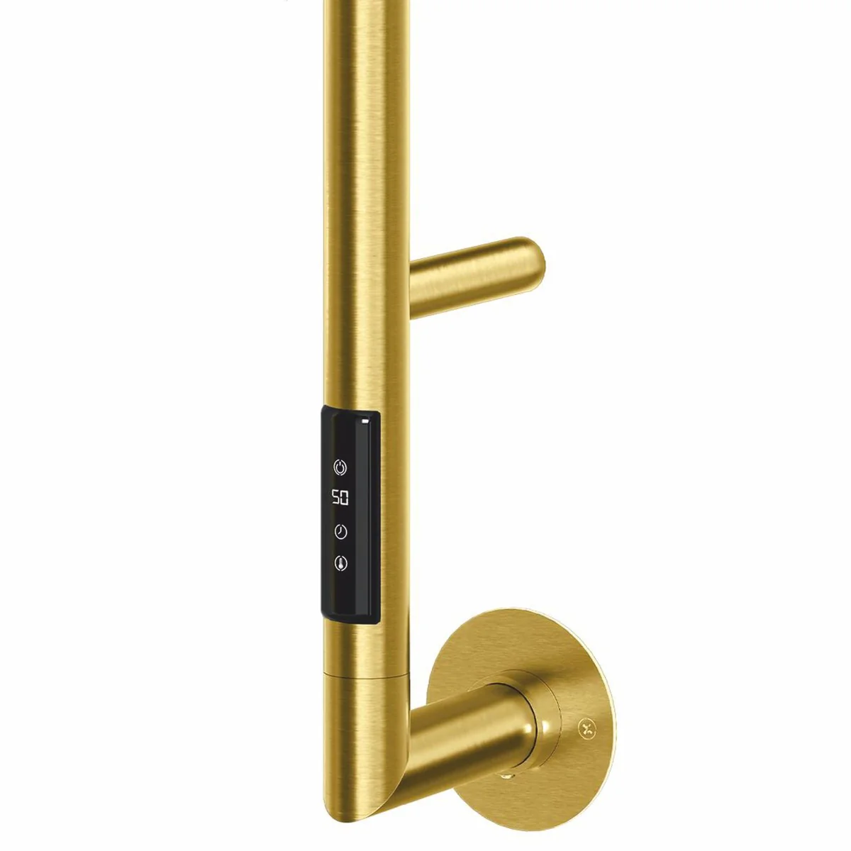 Luxus Badezimmer Handtuchwärmer Messing H. 170 cm - Vertikaler elektrischer Badheizkörper