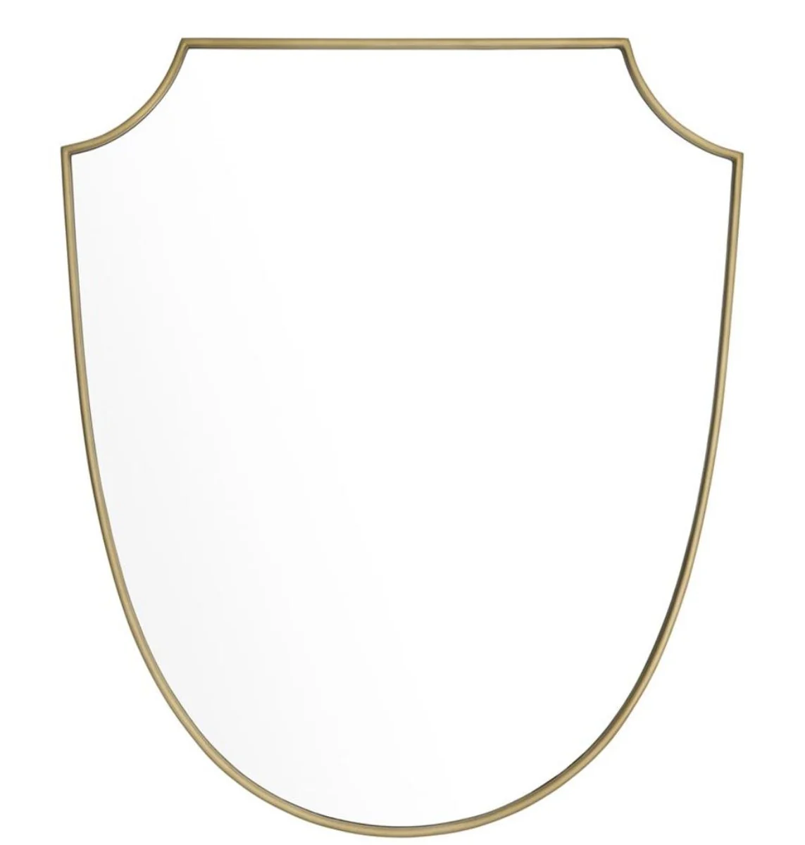 Luxus Spiegel Messing 61 x H. 72 cm - Designer Wandspiegel