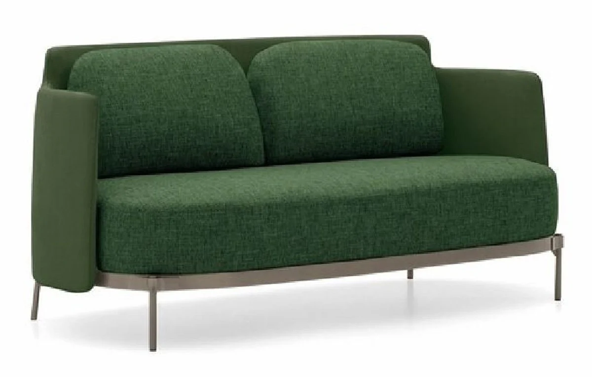 Luxus 2er Sofa Grün / Bronze 160 cm - Wohnzimmer & Hotel Möbel