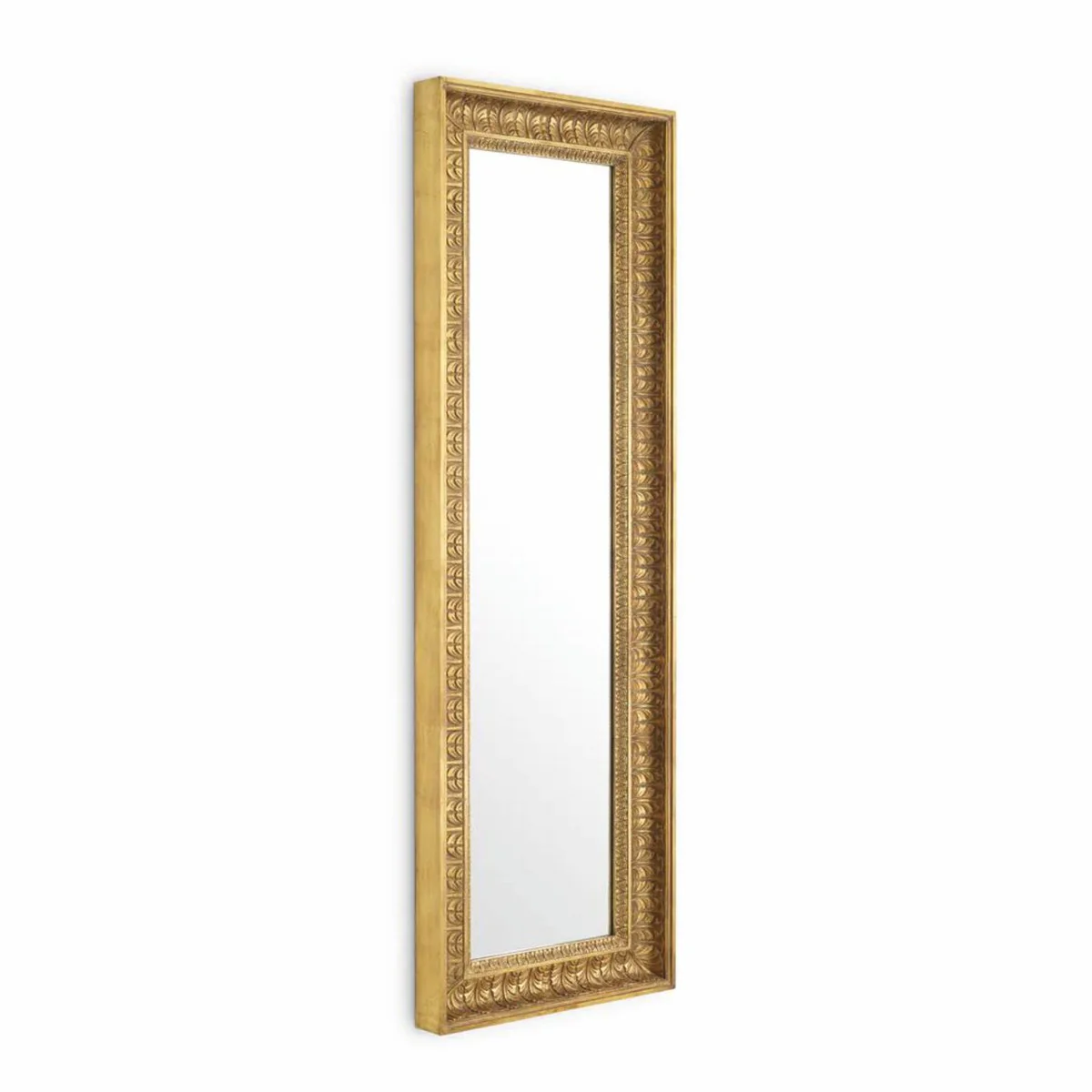 Luxus Barock Mahagoni Spiegel Antik Gold H. 176 cm - Barock Interior