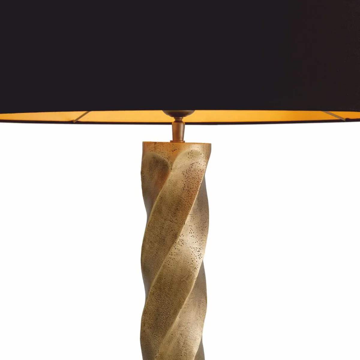 Luxus Stehleuchte Vintage Messing / Schwarz H. 164 cm - Luxus Leuchten