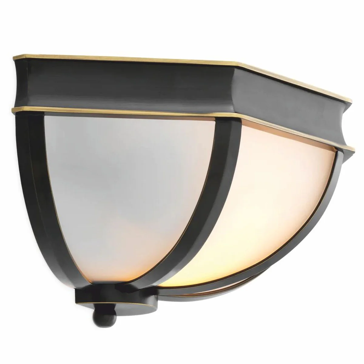 Luxus Wandleuchte Bronze / Weiß 33 cm - Luxus Wandleuchten