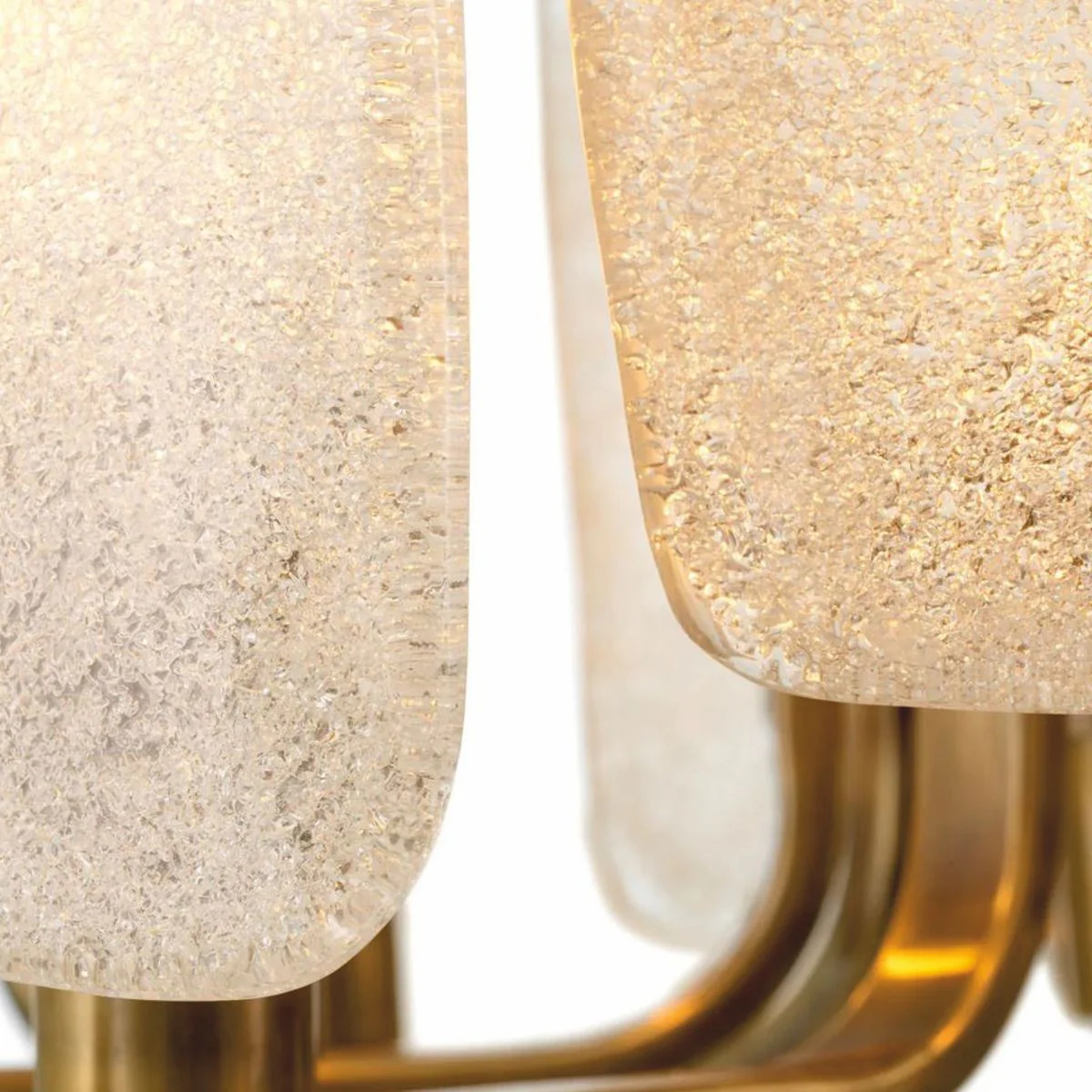 Luxus Kronleuchter Vintage Messing 53 x 52 x H. 42 cm - Luxus Qualität