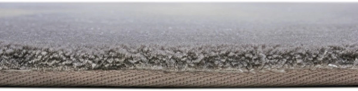 Luxus Teppich Grau / Schwarz / Creme 160 x 230 cm - Rechteckiger Welliger Wohnzimmer Teppich - Schlafzimmer Teppich - Luxus Interior - Luxus Qualität