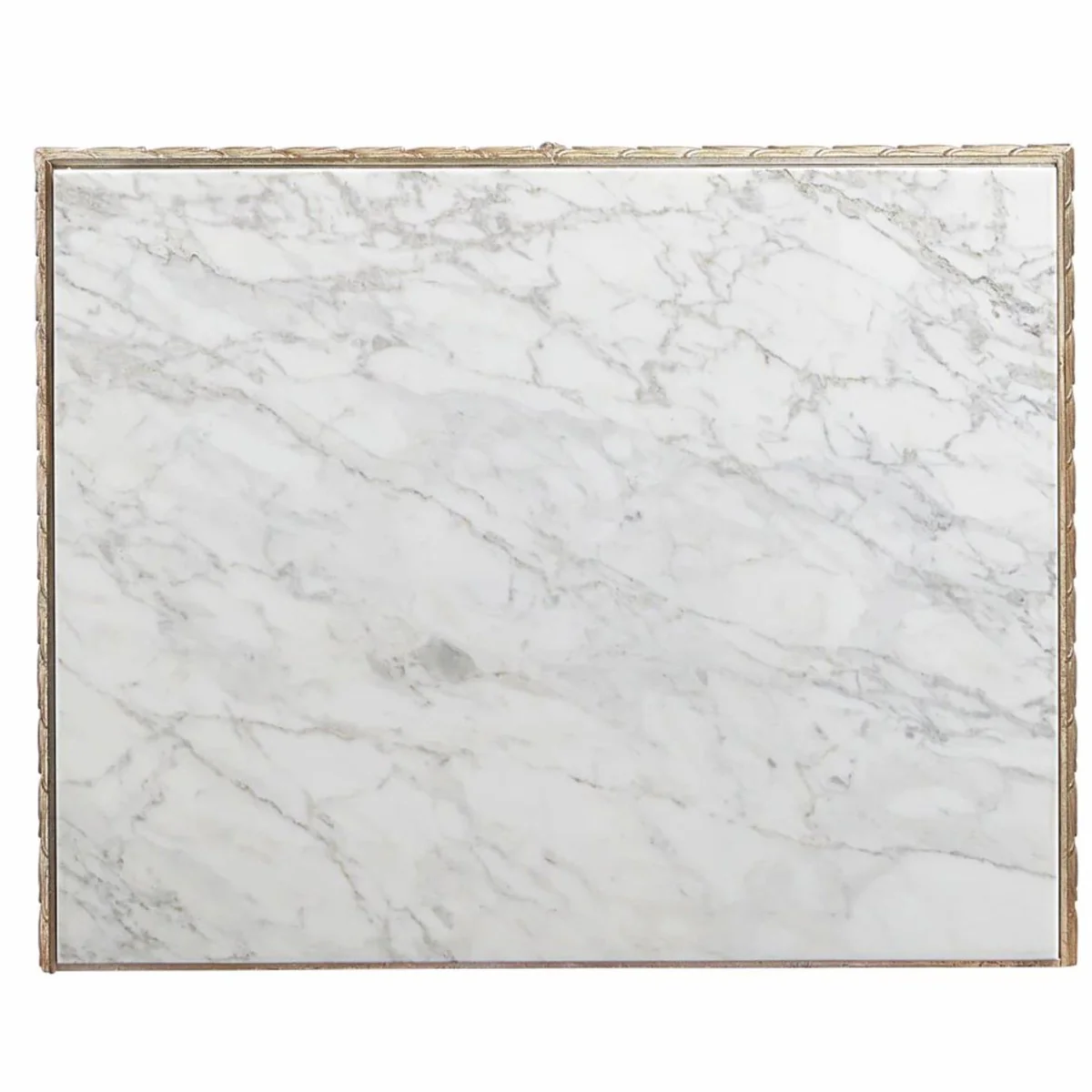 Luxus Barock Nachtkommode Weiß / Gold H. 71 cm - Verspiegelte Barock Möbel