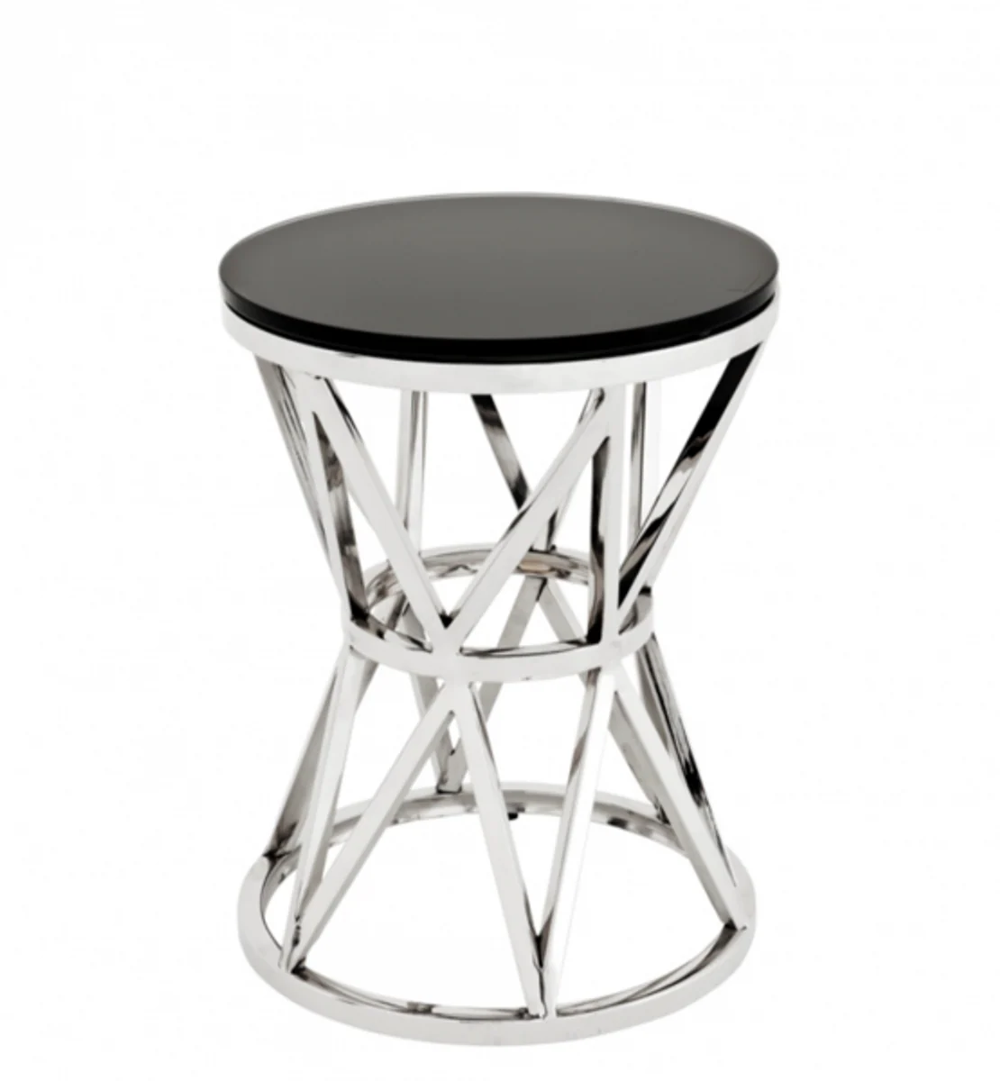 Luxus Art Deco Designer Beistelltisch 29 x H. 39 cm - Luxus Kollektion