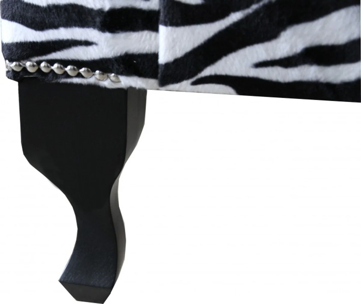 Limited Edition Designer Chesterfield Ohren Sessel Zebra - Club Möbel