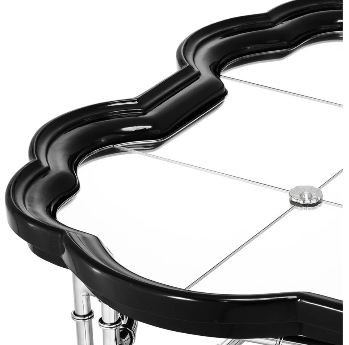 Luxus Wohnzimmer Couchtisch 115 x 89,5 x H. 55 cm - Limited Edition